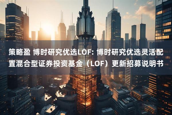 策略盈 博时研究优选LOF: 博时研究优选灵活配置混合型证券投资基金（LOF）更新招募说明书